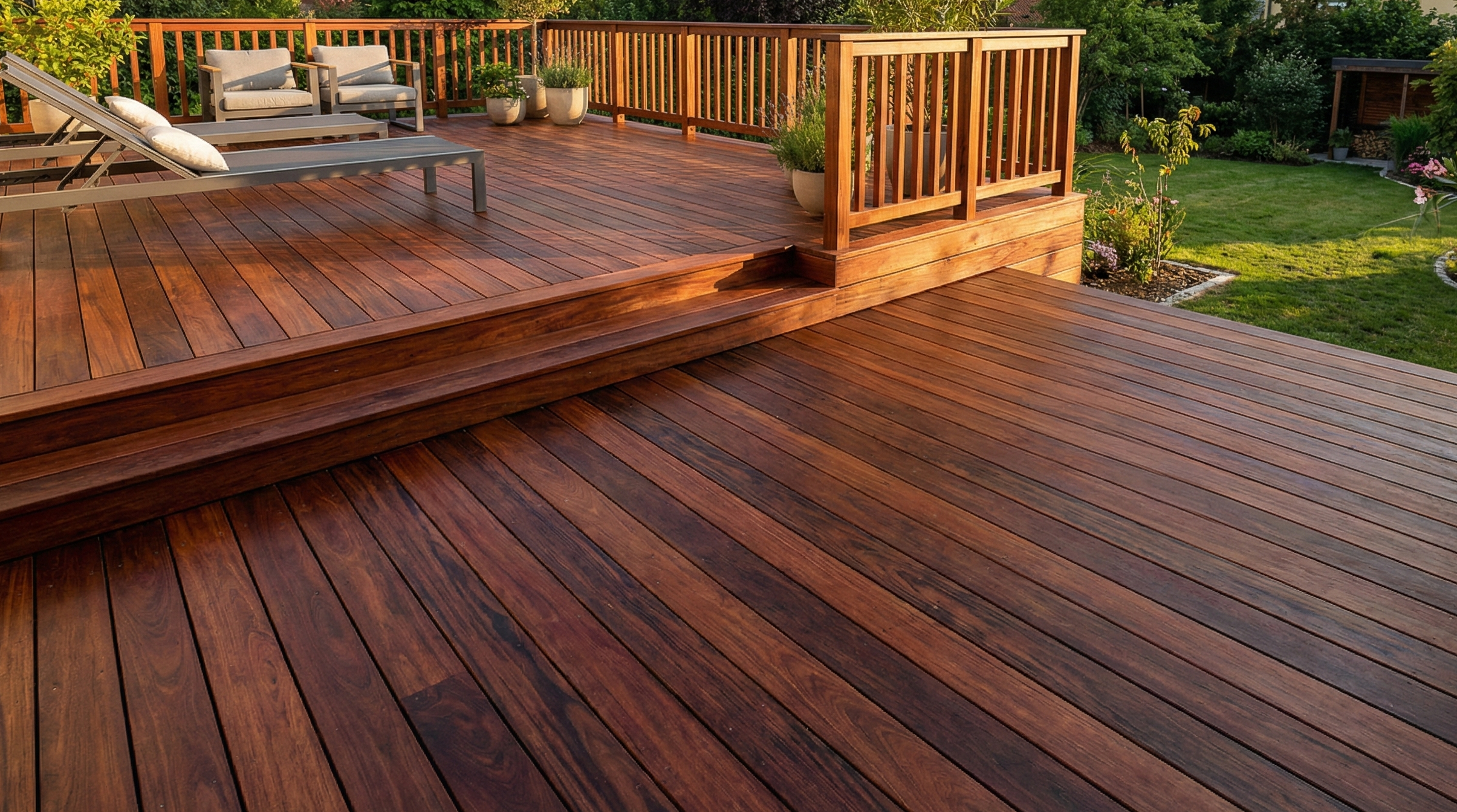 Tropical Deck Design Accent Options